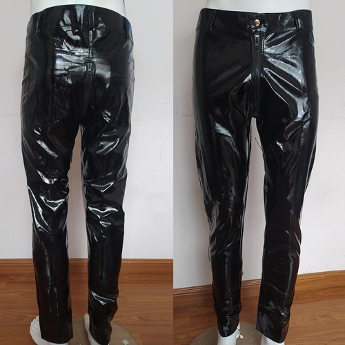 Trousers asian size casual pvc - casual,