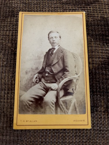 Victorian cdv photo young - photo, man