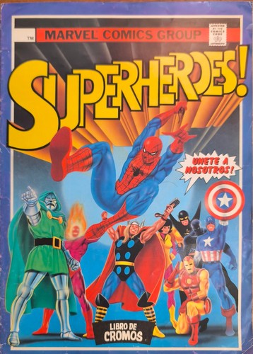 Superhero comic stickers album - stickers,