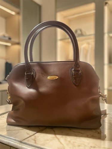 Liz claiborne brown leather - liz,