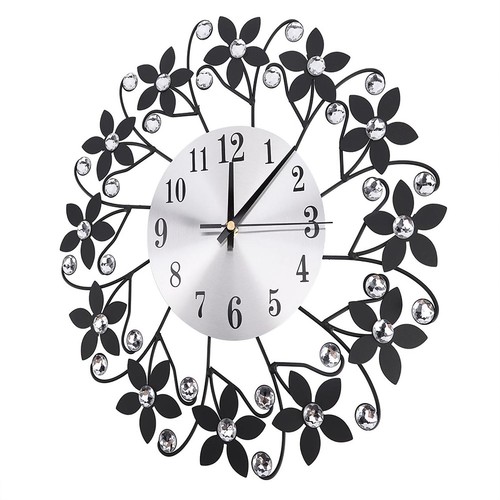 Modern metal wall - metal, clock