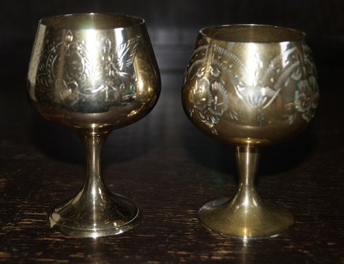 Antique silver plated pair - silver, of