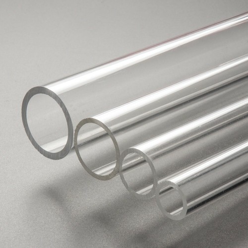 Clear acrylic perspex pipe - clear,