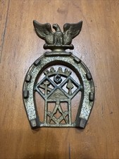 C:1880 Masonic Brass Horseshoe