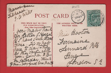 Tilshead, Wiltshire - Single circle postmark 1904 - Wardour Ruins