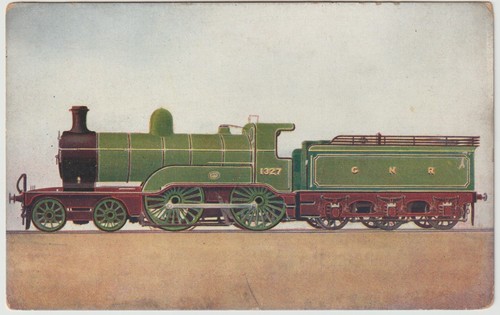 Railway art postcard gnr - gnr, d2
