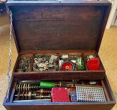 Vintage wooden box 1940s - wooden,