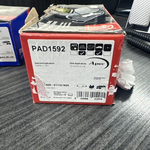 Apec pad1592 brake pad set - apec,