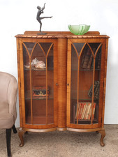 Art Deco Walnut Display
