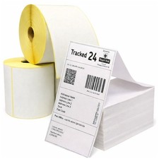 WHITE DIRECT THERMAL LABELS -