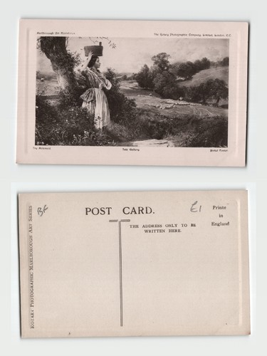 Postcard the milkmaid tate - postcard,