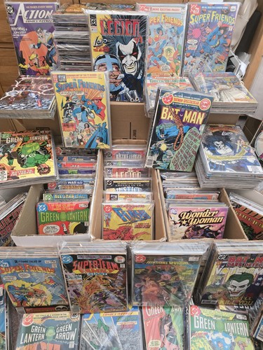 Comic box mixed lot back - comic, 20