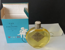 Vintage Boxed Worth Je Reviens 62 ml Eau De Cologne Lalique Glass Bottle Unused