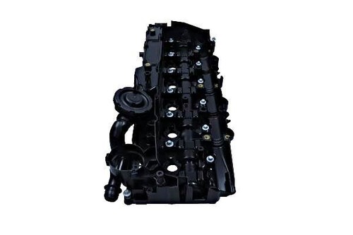 Black plastic cylinder head - black,