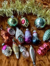 Vintage Soviet USSR Glass Xmas