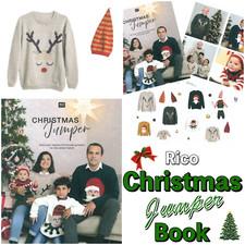 CHRISTMAS JUMPER Novelty Knitting Pattern Rico Books