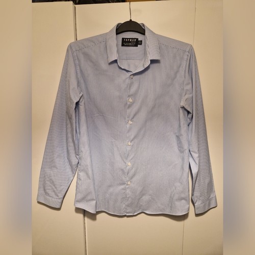 Topman blue white striped - white,