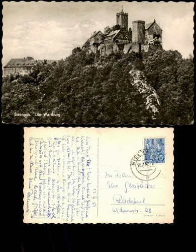 Postcard eisenach wartburg - postcard,