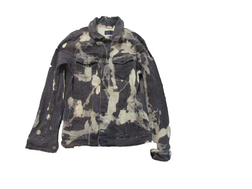 Asos denim jacket - black, bleach
