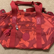 Kipling Art Mini Bag - Bnwt - Coral Print