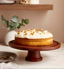 Wooden Cake Stand - By Gray & Osbourn - Round - Standing