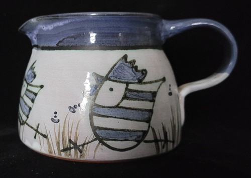 Blue studio pottery - blue,