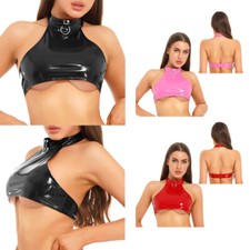UK Womens Wetlook Lingerie
