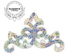 Sequined applique motif