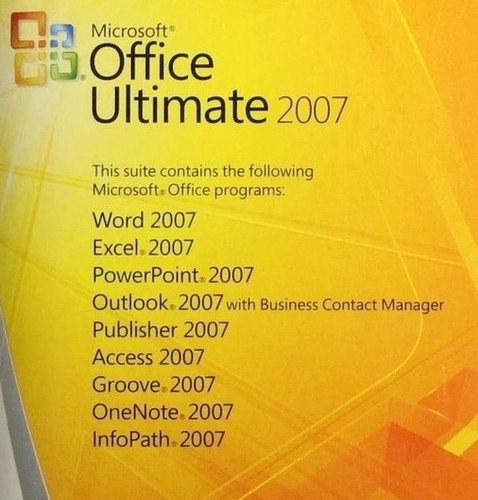 Microsoft office ultimate 2007 - office,