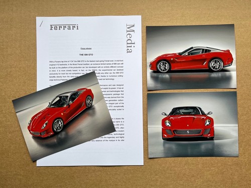 Ferrari 599 gto press - 599,