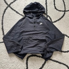 Nike Black Distressed 1/4 Zip