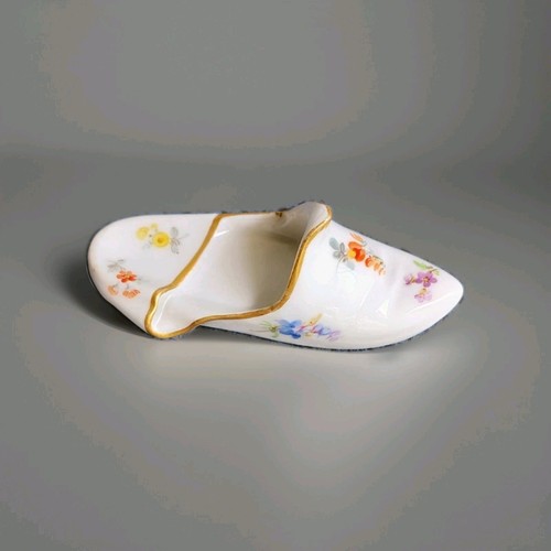 19th century meissen slipper - 19th,