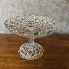 Davidson Depression Glass Bon Bon Dish C1890 lion mark. 