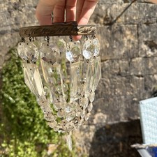 Pair of Antique Prism Cut
