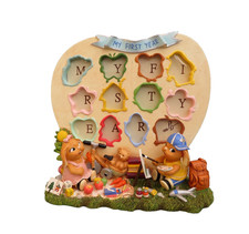 Pendelphin Rabbits Babys " My First Year " Photo Frame Gift Takes 12 Photos