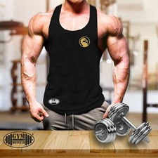 Dragon Vest Pocket Gym Clothing Bodybuilding Training Workout MMA Men Tank Top