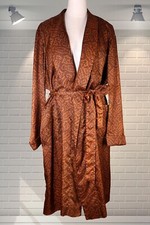 Handsome Vintage 1960s Tricel MCM Print Dressing Gown Smoking Jacket -  Tootal