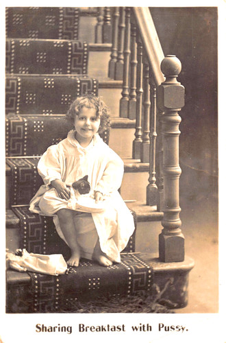 Vintage postcard photograph - postcard,