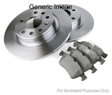 FOR VAUXHALL ASTRA H MK5 1.8 SRi 16V 2005-2010 REAR BRAKE DISCS & PADS