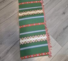 Vintage 1970s Floral Stripe