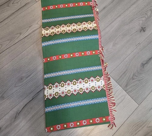 Vintage 1970s floral stripe - 1970s,