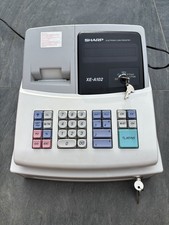 Sharp XE-A102 Electronic Cash Register LCD Display Shop Retail Till - Tested Vgc