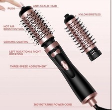 Rotating Hair Dryer Hot Brush