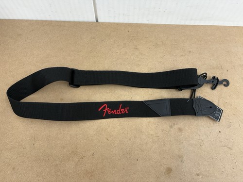 Fender logo strap black red - fender®, strap,