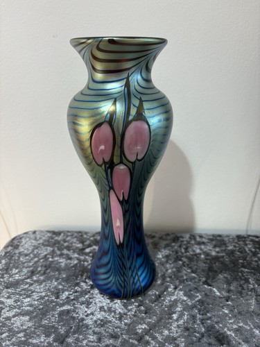 Okra art deco glass - deco, vase