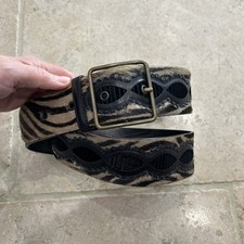 Emma Hope Stunning Pony Skin Leather Belt