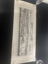 Vintage Venice City Panorama Print – Detailed Historic Map Artwork
