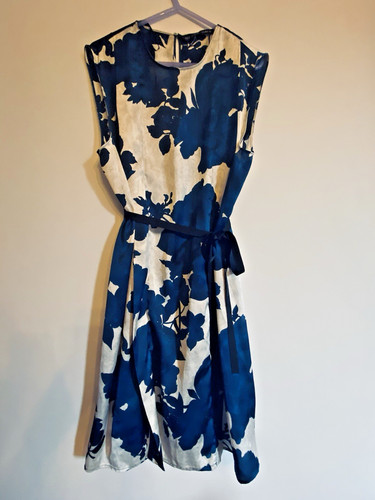 Nwot zara blue off white - &,