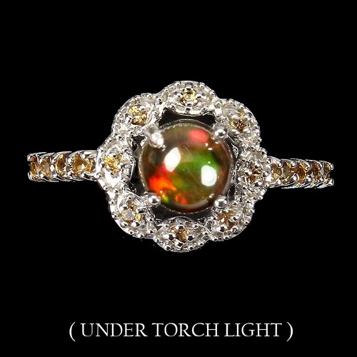 925 sterling silver ring round - sterling,