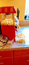 RETRO 30'S CARNIVAL POPCORN MAKER HOT AIR NO OIL FAT FREE , + 3/4 bag of corn 